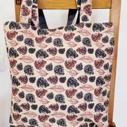 Torba na zakupy: jesienne szyszki