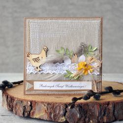 Kartka Wielkanocna eko