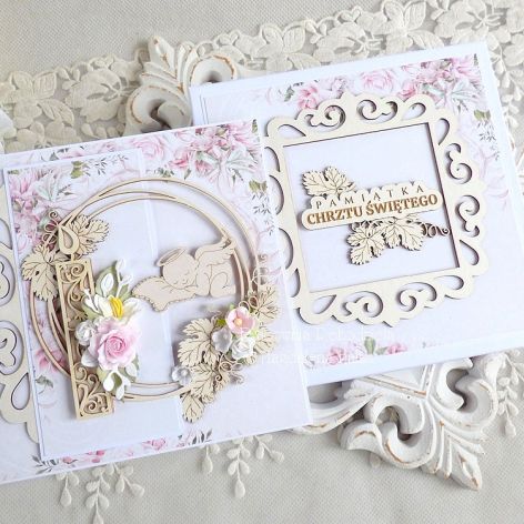 Pamiątka chrztu w pudełku 395
