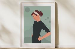 Plakat Audrey green 50x70cm