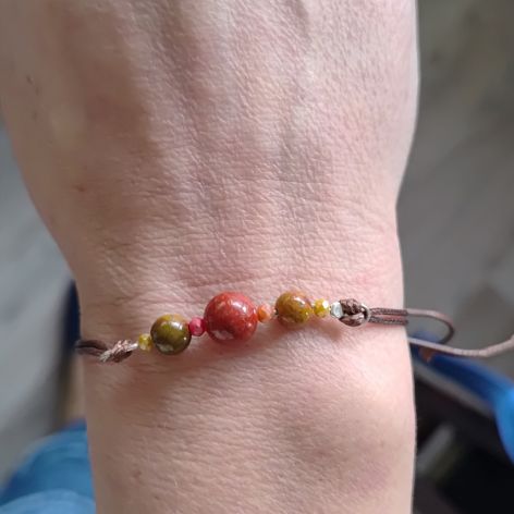 Bransoletka Agat jesień 2