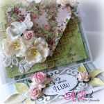 Ślubna easel card - 