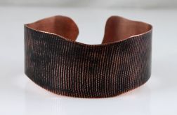 .Płótno - miedziana bransoletka