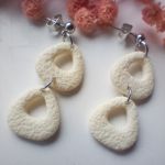 "Dafne" v.4 - kolczyki z gliny polimerowej. - lekkie i wygodne