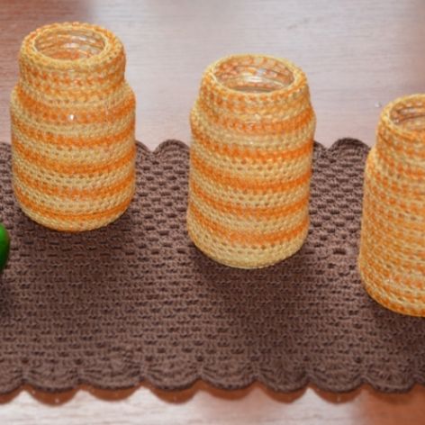 Pomarańczowe słoiczki