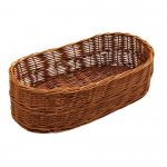 Koszyk Wiklinowy Ręcznie Robiony 32x18x10 cm – Naturalny Organizer  - 