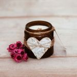 WALENTYNKOWA ŚWIECA SOJOWA  - świeca sojowa walentynki róża