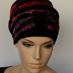 TATIANA, lekki turban - szarfa zamotana wokół głowy