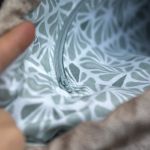 Beżowy welurowy workoplecak basic - 