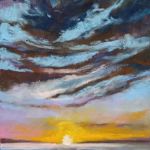 Pejzaż 2-praca pastelami suchymi  - 