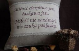 Poduszka "Rustykalna miłość"