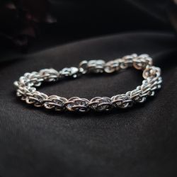 Elegancka gotycka bransoletka męska damska
