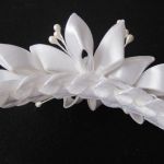 Opaska na włosy - kanzashi - 