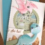 Kartka urodzinowa dla dziecka z dinozaurami - Urodzinowa z dinozaurami 2