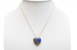 Naszyjnik "Deep Earth Heart" - Harmonia Nieba i Ziemi