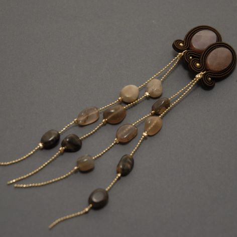 kolczyki lub klipsy sutasz z kamieniami słonecznymi 1