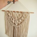 Makrama boho 50 cm zawieszka na ścianę - 