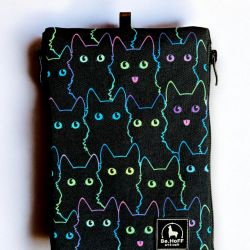 Kosmetyczka / etui L "Neonowe Koty"
