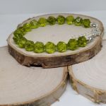 Peridot... Bransoletka z naturalnego peridotu "Bea" - Idealna na prezent bransoletka z Peridotów