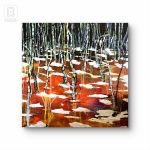 Nadleśnictwo Stuposiany,  obraz akrylowy na płótnie 40x40x2 cm. - 