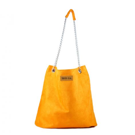 Duża torba Mili Chic łańcuch - orange
