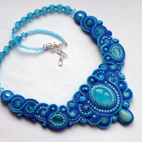 Naszyjnik sutasz Lazurowy z Uleksytem