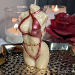 Świeca dekoracyjna kobieta w bikini 