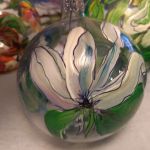 Bombki malowane szklane - Magnolia