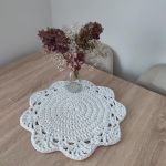 Podkładka szydełkowa na stolik 46cm - Podkładka szydełkowa