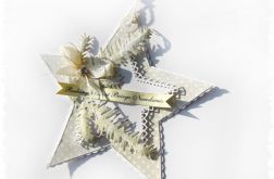 Gwiazdka - kartka, zawieszka