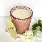 Naturalna świeca sojowa GLAMOUR 700 ml różowa - świeca sojowa Glamour 700 ml różowa