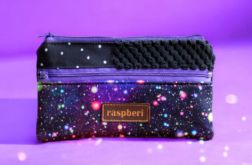 Czarny portfelik kosmos