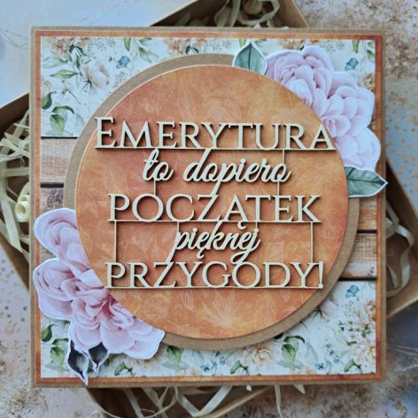 Kartka z okazji przejścia na emeryturę (pudełko)