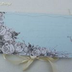 Kopertówka z okazji ślubu ' w błękitach'  - 