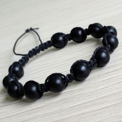 Makrama "black balls" #2