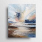 Na plaży-obraz akrylowy 60/50 cm - 