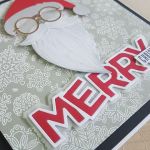 Karta świąteczna bożonarodzeniowa z mikołajem KH201211 - Kartka z mikołajem