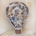 Kartka urodzinowa balonik "JollySeason"GOTOWA - 