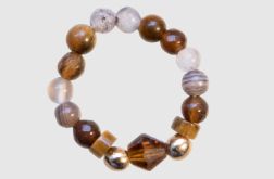 Pierścionek tygrysie oko większy