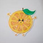 Zestaw Naklejek Cytrusy - Pomarańcza