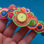 Bransoletka sutasz Neonowa Tęcza - 