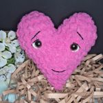 Serduszko walentynka amigurumi 3 - Serduszko