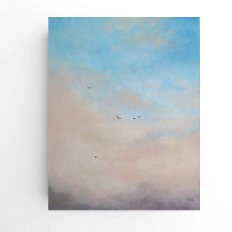 Ptaki-obraz akrylowy formatu 50/40 cm 