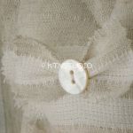 zazdrostki lniane w paseczki I 100x45 - 