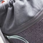 Szary workoplecak z przednią kieszenią - 