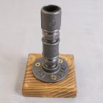 Świecznik Loftowy 1-ramienny F001_2-W1 Loft - Świecznik Loftowy F001_2-W1 Loft