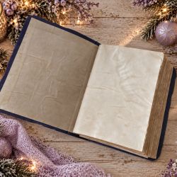 Lawendowy notes pamiętnik Alicja w krainie czarów prezent pod choinkę