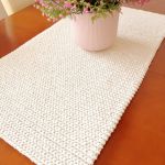 Bieżnik ręcznie robiony,obrus na stół ,35x80cm - 