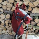 Hobby Horse, koń na kiju, zabawka - Maść Ruda