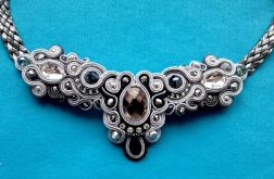 Naszyjnik Srebro & Black Diamond